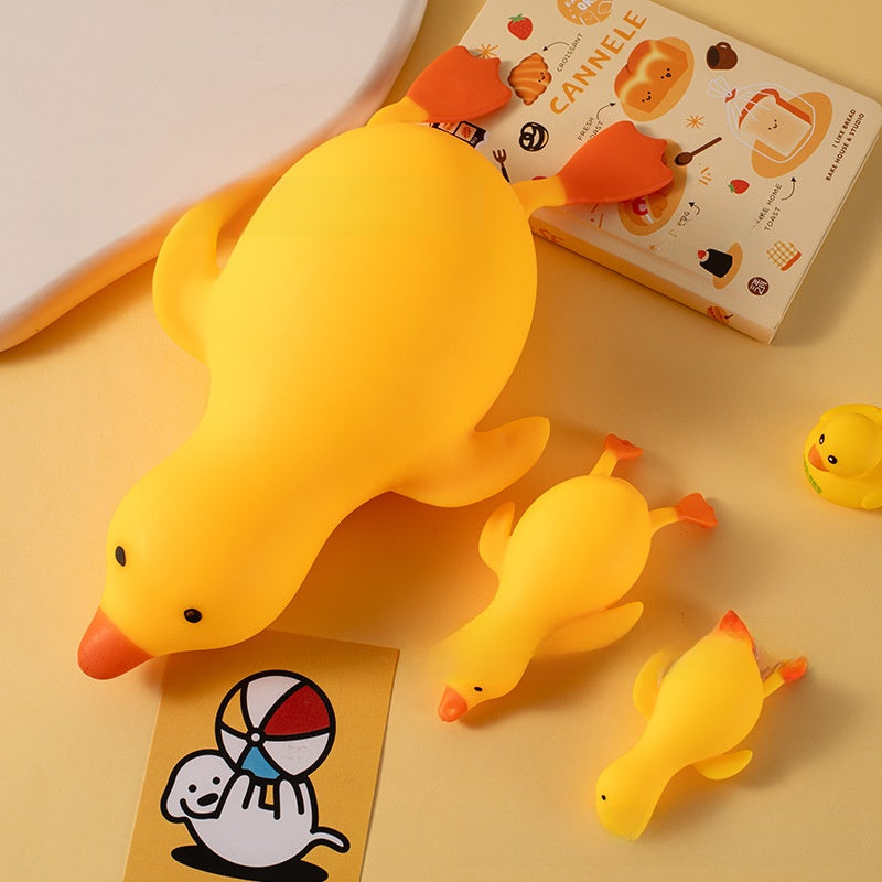 Yellow Duck Squoosh Toy