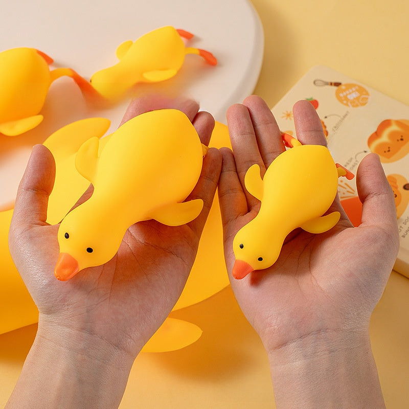 Yellow Duck Squoosh Toy